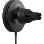 iOttie Velox Mini Qi2 магнитна стойка за кола за вентилационни отвори с безжично зареждане за iPhone - черна