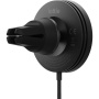 iOttie Velox Mini Qi2 магнитна стойка за кола за вентилационни отвори с безжично зареждане за iPhone - черна