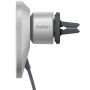 BELKIN Магнитна стойка за вентилация за кола Boost Charge Pro с безжично зареждане за iPhone - сребриста