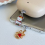 Прахозащитна тапа с висулка за USB-C конектор за Apple устройства - меденка