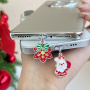 Прахозащитна тапа с висулка за USB-C конектор за Apple устройства - меденка