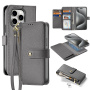 DUX DUCIS Свалящ се флип кейс Lawa 2в1 с MagSafe и портфейл за iPhone 15 Pro Max - сив