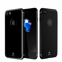 Baseus луксозен защитен калъф за Apple iPhone SE (2020/2022) / 8 / 7 - матово черен