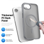 DUX DUCIS Yind matte cover с MagSafe за iPhone 16e / 17e - сив