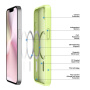 DUX DUCIS Yind матов калъф с MagSafe за iPhone 16e / 17e - неоново зелен