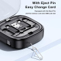 UD7603 Пътуващ комплект с USB-C удължители, редуктори, игла и стойка - бял