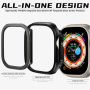 Калъф с метална рамка около дисплея за Apple Часовник Ultra 49mm - оранжев