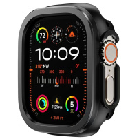 Калъф с метална рамка около дисплея за Apple Часовник Ultra 49mm - черен
