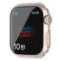 Гланцов калъф от мека пластмаса със защита на дисплея за Apple Watch 45mm - прозрачен