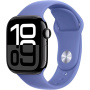 Оригинален Apple спортна каишка за Apple Часовник 42mm / 41mm / 40mm / 38mm - S/M - зеленика лилаво