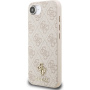 Guess 4G Small Metal Logo калъф с MagSafe за iPhone 16e / 17e - розов