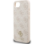 Guess 4G Small Metal Logo калъф с MagSafe за iPhone 16e / 17e - розов