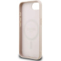 Guess 4G Small Metal Logo калъф с MagSafe за iPhone 16e / 17e - розов