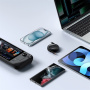 Baseus Free2Draw мини прибиращ се кабел за зареждане и данни - USB-C към USB-C - 1 m - черен