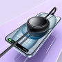 Baseus Free2Draw мини прибиращ се кабел за зареждане и данни - USB-C към USB-C - 1 m - черен