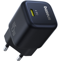 Baseus PicoGo мини бързозареждащ адаптер с USB-C порт - 45W - черен