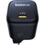 Baseus PicoGo мини бързозареждащ адаптер с USB-C порт - 45W - черен