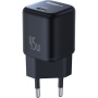 Baseus PicoGo мини бързозареждащ адаптер с USB-C порт - 45W - черен