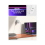 Spigen ArcStation Pro GaN бързо зареждащ адаптер с 2x USB-C порта - 140W - бял