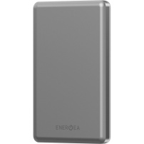 ENERGEA AluPac Mini 5K безжична MagSafe powerbank с USB-C порт - 5 000 mAh - естествен титан