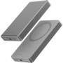 ENERGEA AluPac 10K безжична MagSafe powerbank с USB-C порт - 10 000 mAh - естествен титан