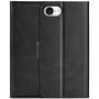 Флип калъф от PU кожа за iPhone 16e / 17e - черен