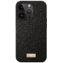 SULADA елегантен глиттер калъф за iPhone 16 Pro - черен