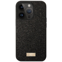 SULADA елегантен глиттер калъф за iPhone 16 Pro - черен