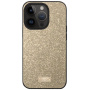 SULADA елегантен глиттер калъф за iPhone 16 Pro - златен