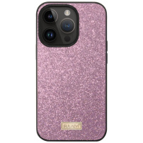 SULADA елегантен калъф с блясък за iPhone 16 Pro - розов