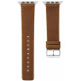 CRAZY HORSE Каишка от PU кожа за Apple Часовник 42mm / 41mm / 40mm / 38mm - кафяв