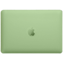 Матиран прозрачен капак с прегъваща се стойка за MacBook Pro 13" (A2251 / A2289 / A2338) - зелен