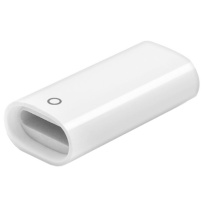 Адаптер за lightning female конектори за зареждане Apple Pencil - Бял