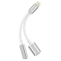 Адаптер от Lightning / 3.5 jack за зареждане и слушане на музика