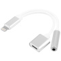 Адаптер от Lightning / 3.5 jack за зареждане и слушане на музика