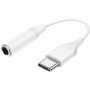 Редуктор USB-C male / 3,5мм jack female за iPhone / iPad / MacBook - бял