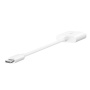 BELKIN Адаптер за аудио и зареждане RockStar - 3.5 мм жак / USB-C към USB-C - бял