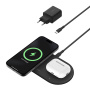 BELKIN BOOST CHARGE PRO Qi2 2v1 магнитна подложка за зареждане за iPhone / AirPods - черна