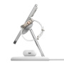 BELKIN Boost Charge Pro Qi2 3в1 магнитен безжичен стенд за iPhone / Apple Watch / AirPods - 15W - бял