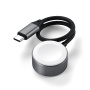 Satechi магнитен кабел за бързо зареждане - USB-C към магнитен диск за Apple Watch - 20 см - космическо сиво