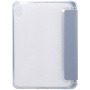 Калъф с оригами стойка и място за Apple Pencil за iPad mini 6 / mini 7 - синьо-сив