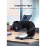 Appleking 4в1 магнитен безжичен стенд за iPhone / Apple Watch / AirPods - 15W - черен