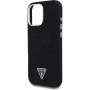 Guess Denim Triangle Logo кейс с MagSafe за iPhone 16 Pro - черен