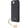 Guess 4G Charms калъф за iPhone 16e / 17e - сив