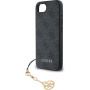 Guess 4G Charms калъф за iPhone 16e / 17e - сив