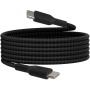 BELKIN Boost Charge Braided плетен кабел за зареждане и данни - USB-C към USB-C - 2 m - черен