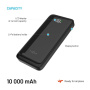 FIXED Zen2 10 powerbanka с USB-C / 2x USB-A порта - 10 000 mAh - черна