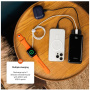 FIXED Zen2 10 powerbanka с USB-C / 2x USB-A порта - 10 000 mAh - черна