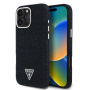 Guess Denim Triangle Logo кейс с MagSafe за iPhone 16 Pro - черен