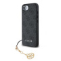 Guess 4G Charms калъф за iPhone 16e / 17e - сив